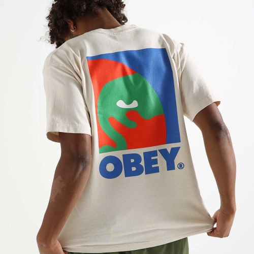 Obey Ανδρική κοντομάνικη μπλούζα Circular Icon Heavyweight Classic Box T-Shirt